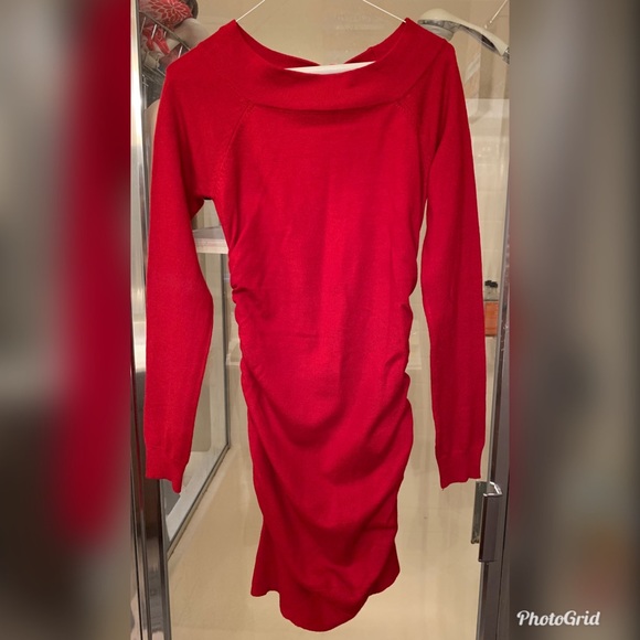 Red Sweater Dress!!!! - Picture 2 of 4